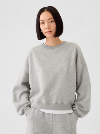 Gap Vintagesoft Wedge Crewneck Sweatshirt 