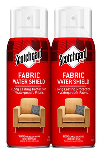 Scotchgard Fabric Water Shield, Water Repellent Spray for Spring and Summer Clothing and Household Upholstery Items, Long-Lasting Protection for Seasonal Fabric, Two 10 Oz Cans (Pack of 2)