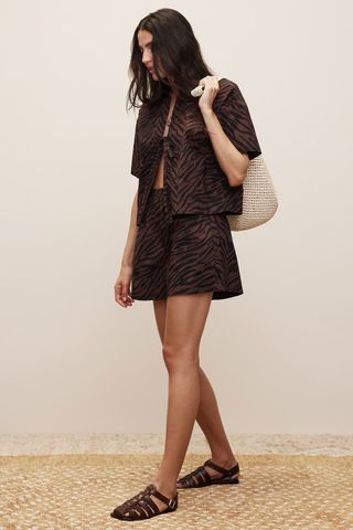 The White Lotus Poplin Boxer Short