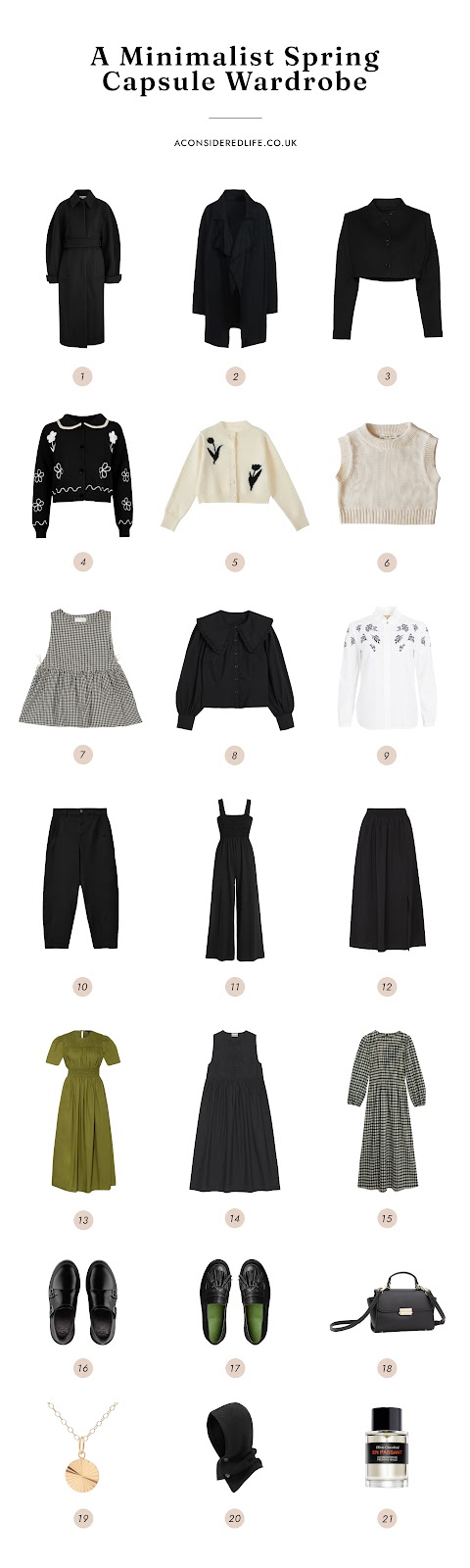 A Minimalist Spring Capsule Wardrobe 2025