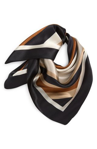 Print Silk Bandana Square Scarf
