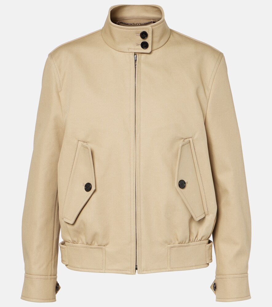 Cotton Drill Bomber Jacket