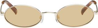 Gold Love Train Sunglasses