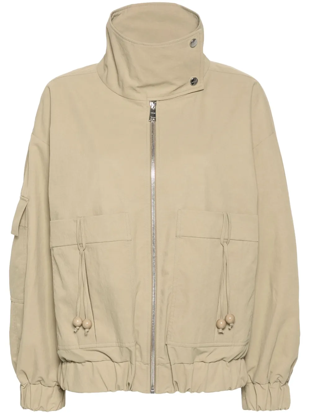 Quinto Funnel-Neck Bomber Jacket