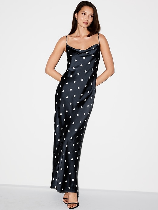 The Occasion by Old Navy Satin Cowl Maxi Dress
