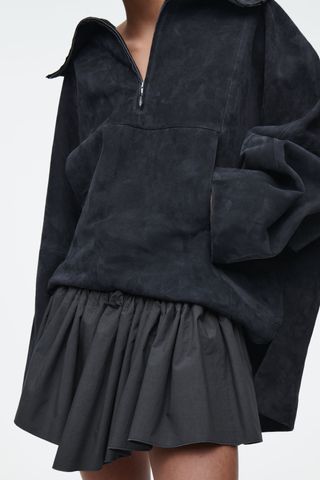 Gathered Micro Skirt