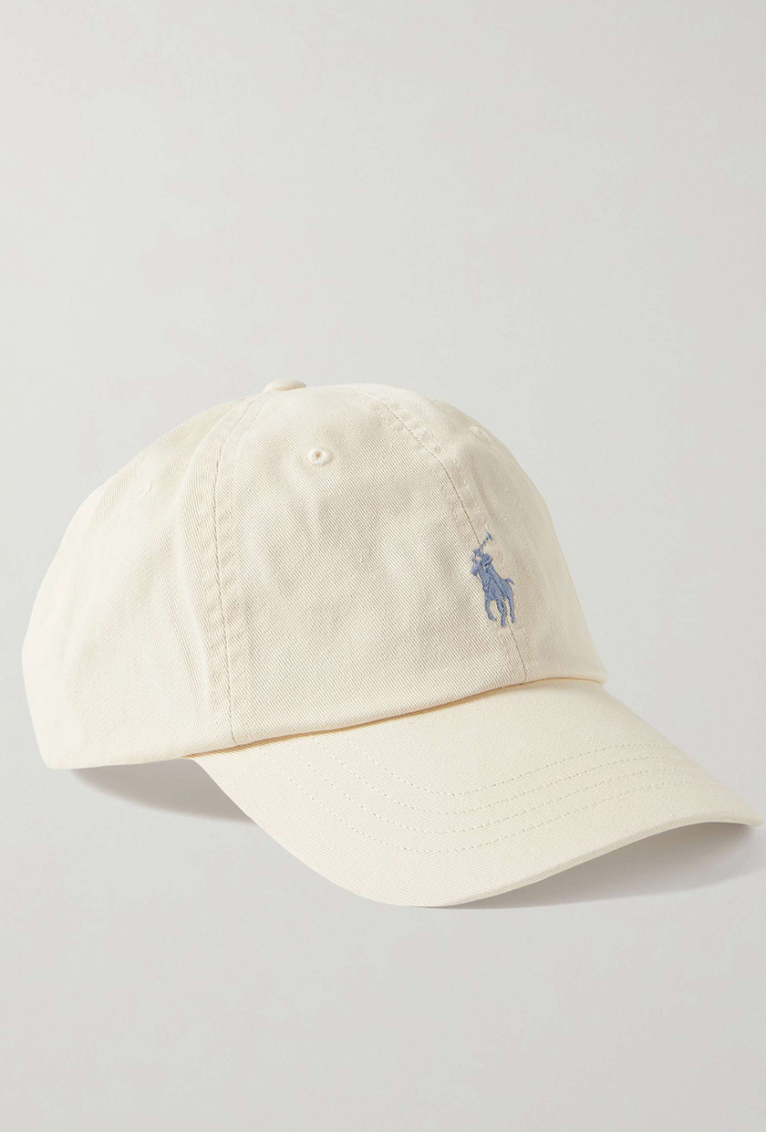 Embroidered Cotton-Twill Baseball Cap