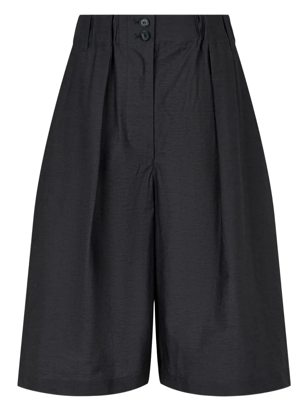 Pleated Wide-Leg Shorts | One Size