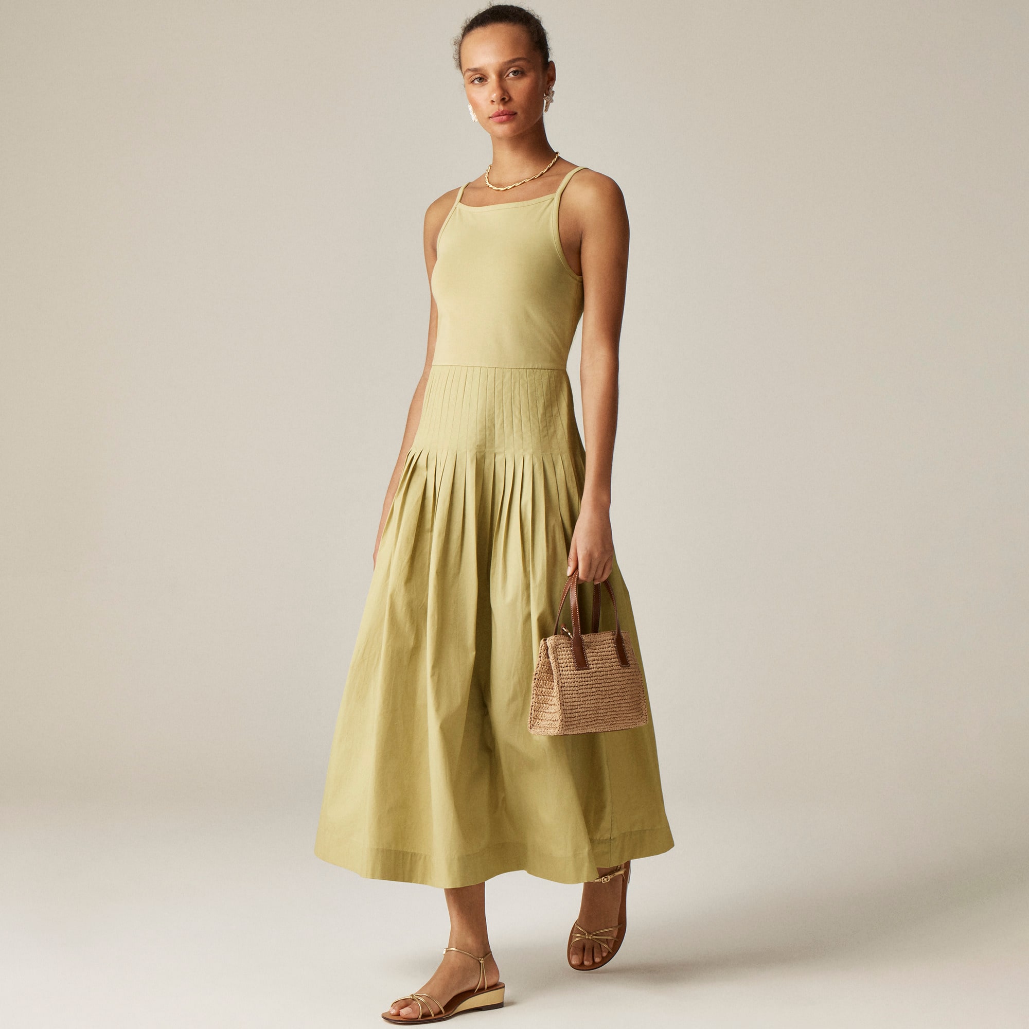 J.Crew, Pintuck Mixy Dress