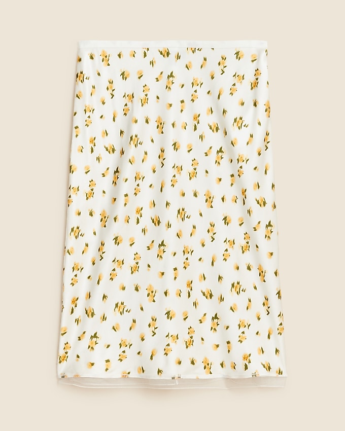 New Gwen Slip Skirt in Floral