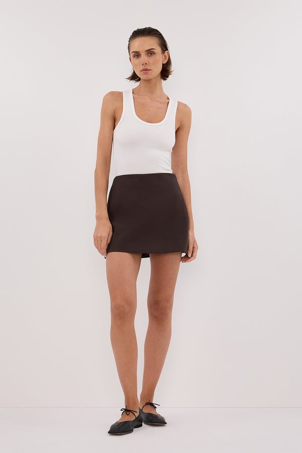 Dissh, Soho Bitter Choc Skort