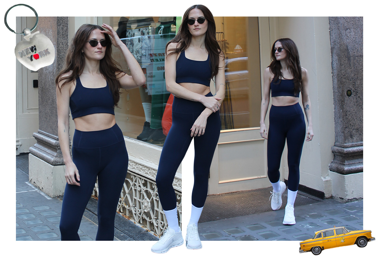 Editor Wearing Activewear Outfits in NYC