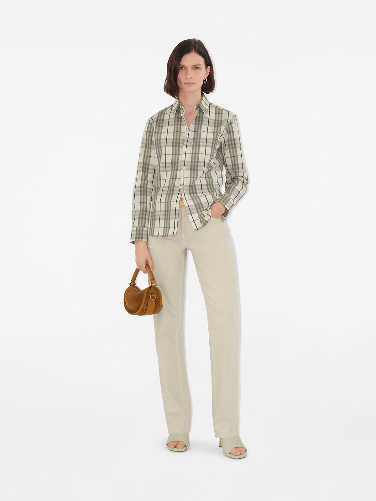 Regular Fit Check Cotton Shirt - Women | Burberry® Official