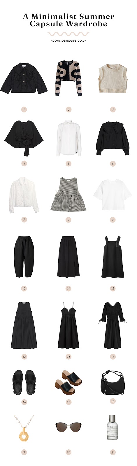 A Minimalist Summer Capsule Wardrobe