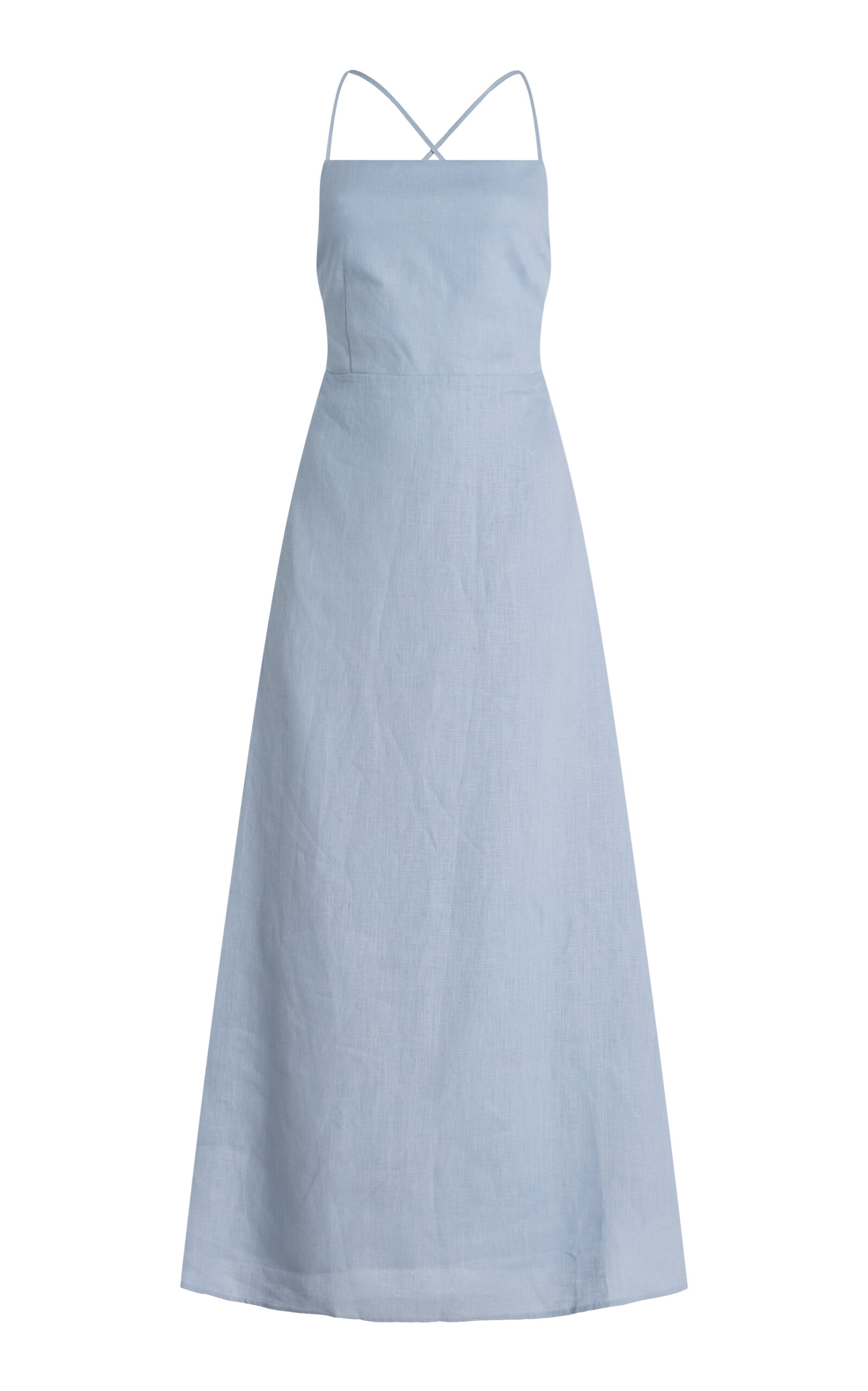 Exclusive Riviera Lori Open-Back Linen Maxi Dress