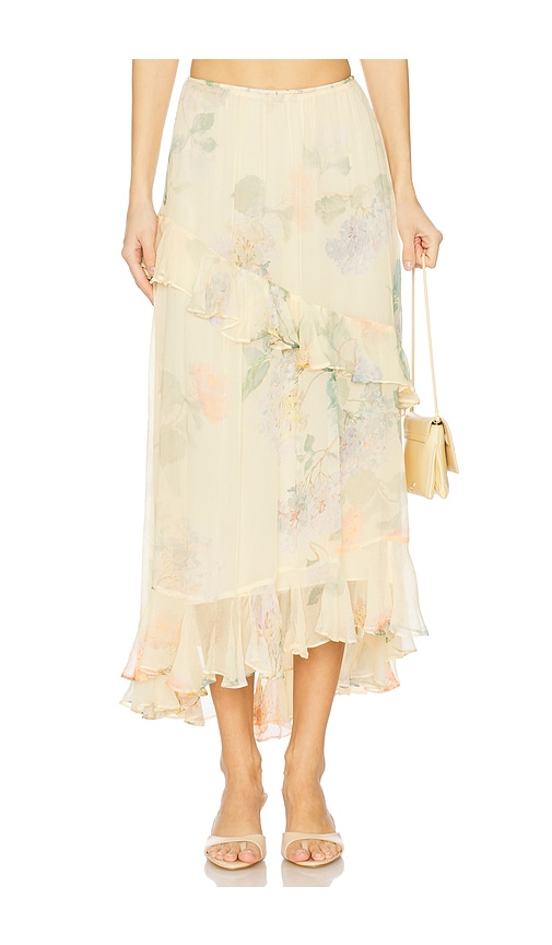 Illuminate Asymmetric Skirt