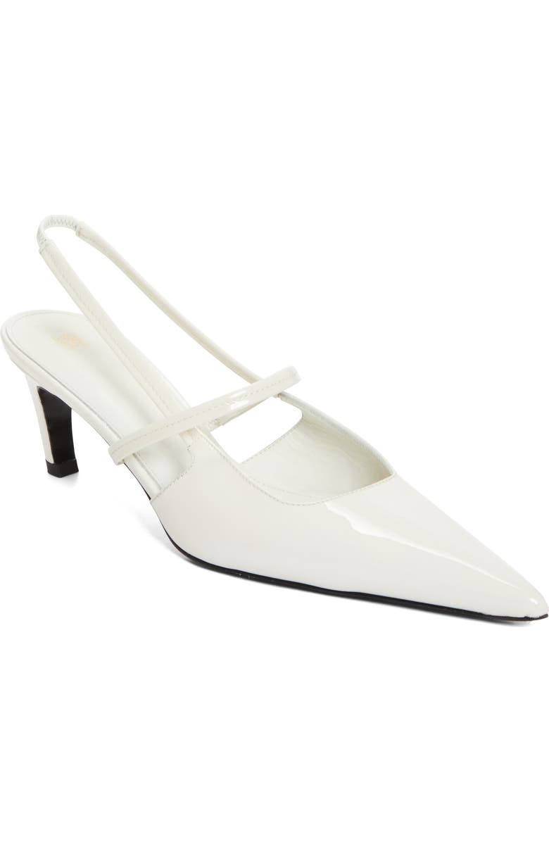 Sharp Kitten Heel Slingback Pump