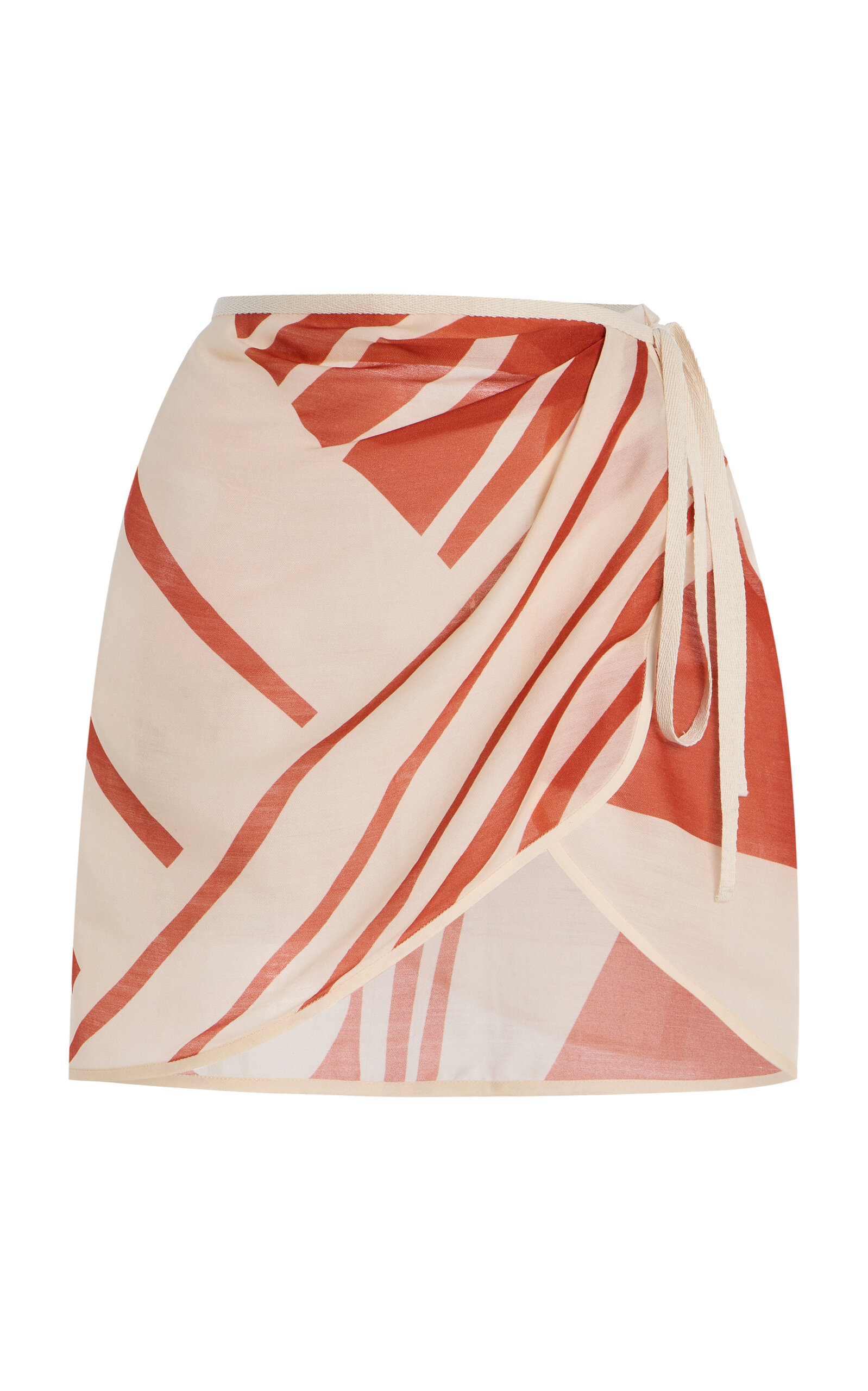 Exclusive Riviera Silk-Wool Mini Sarong