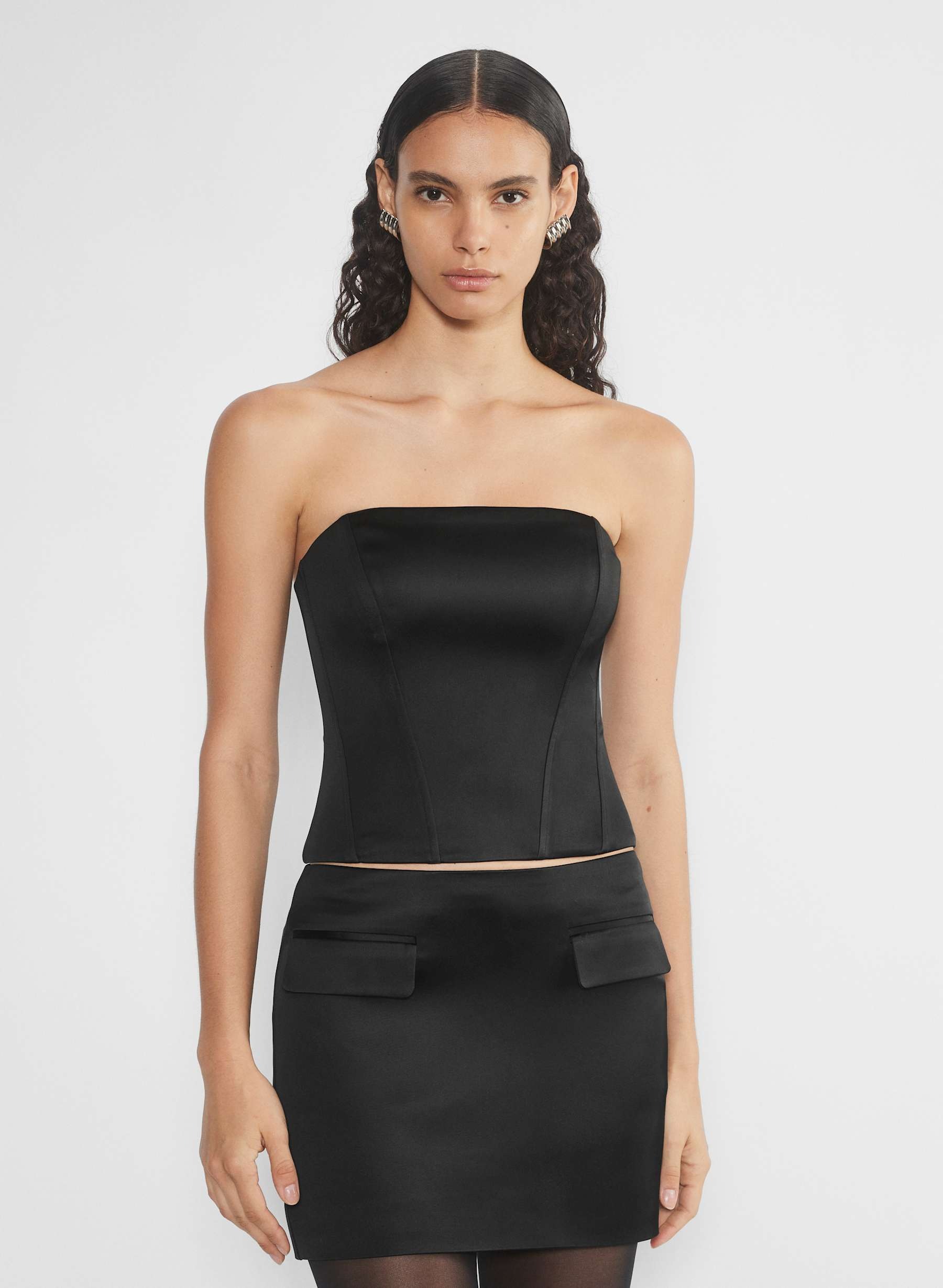 Castle Satin Bustier