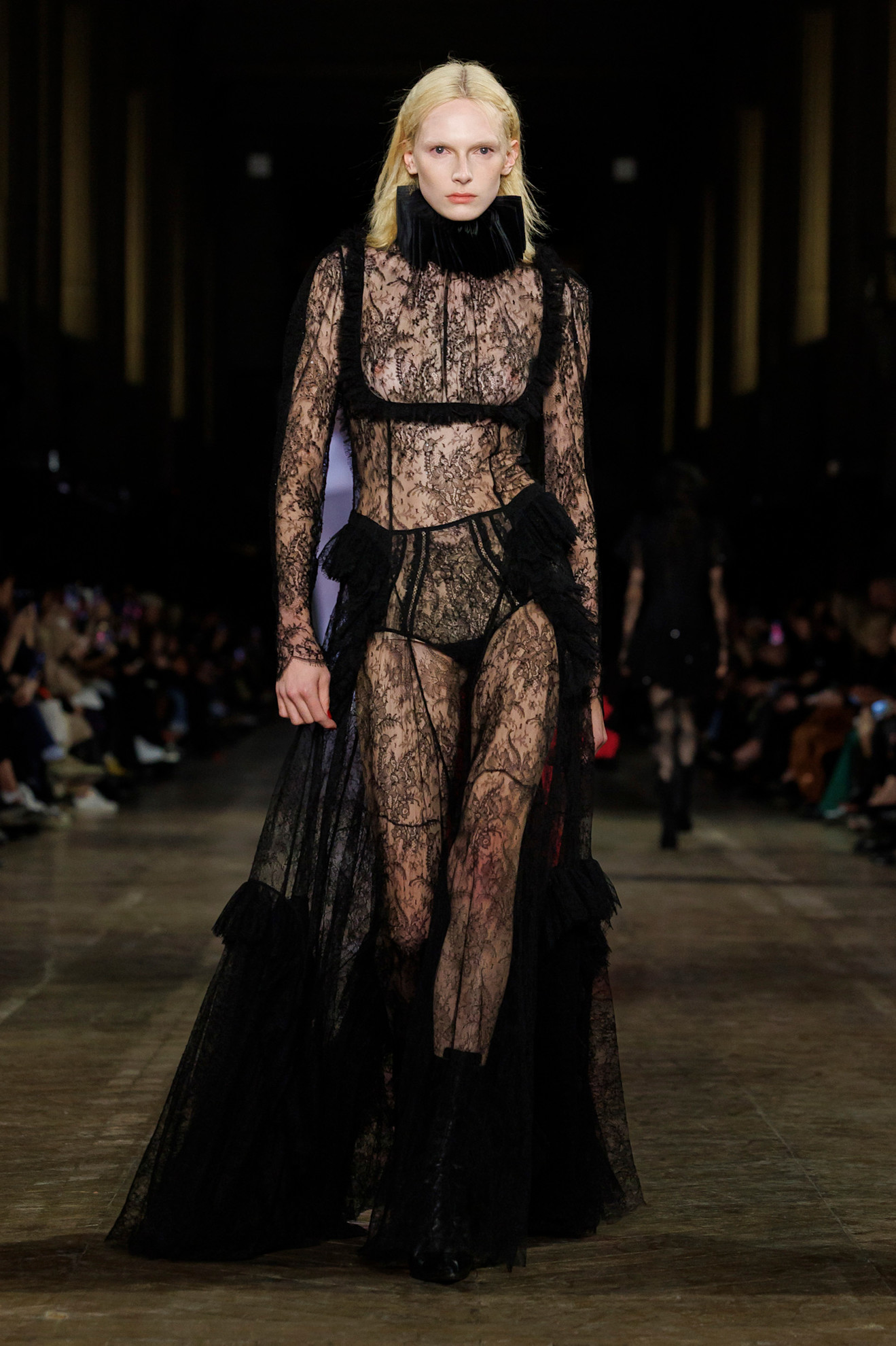 lace trend on the fall/winter 2025 runway