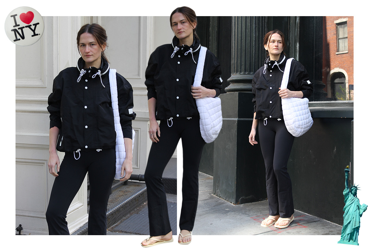 Editor Wearing Activewear Outfits in NYC