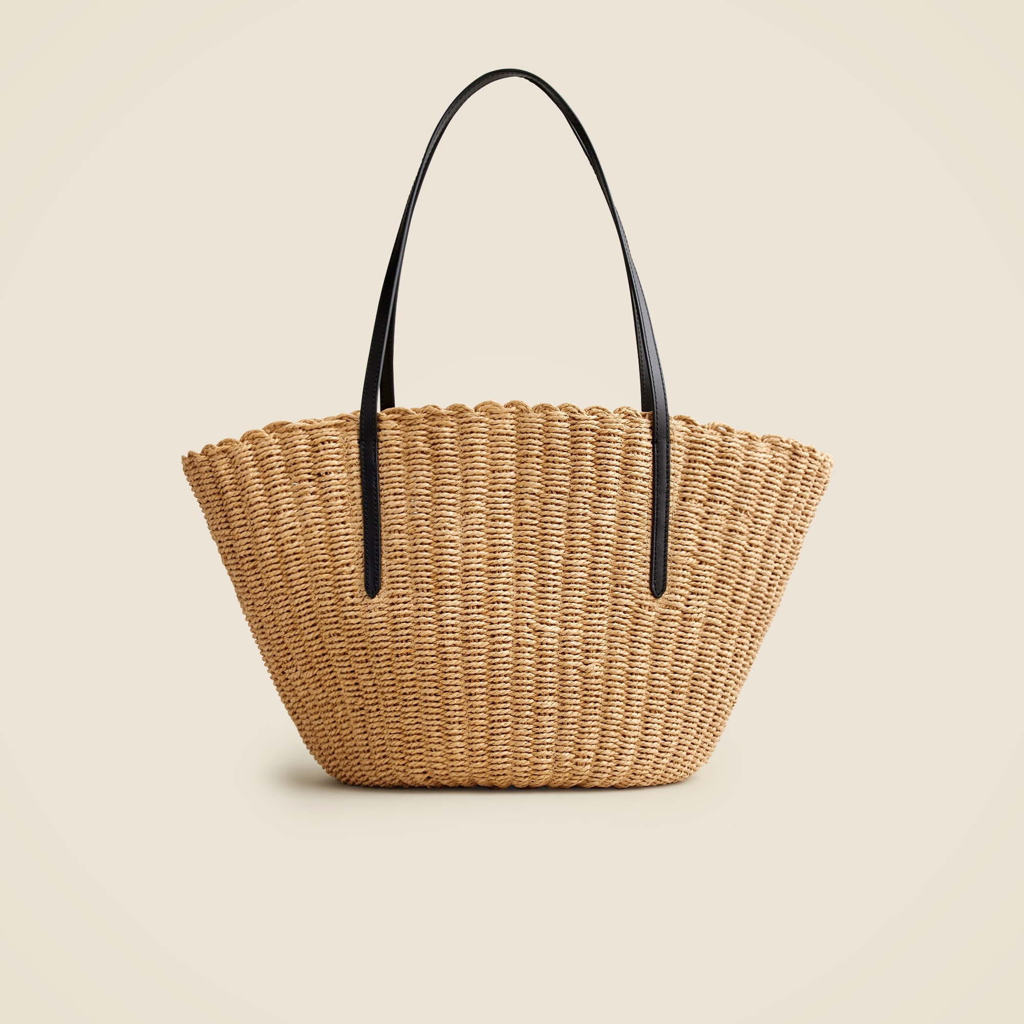 J.Crew, Malta Handwoven Straw Tote