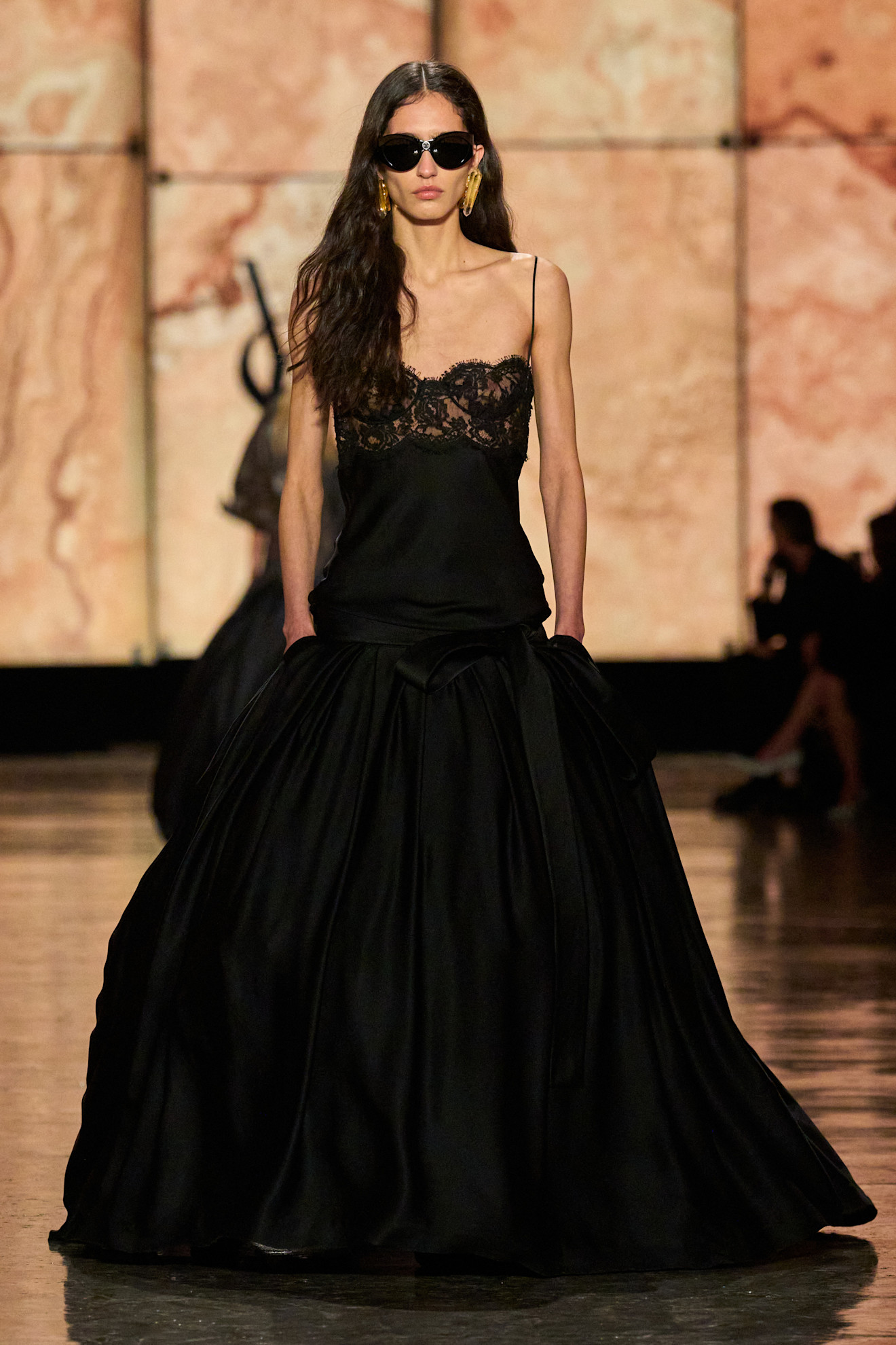 lace trend on the fall/winter 2025 runway