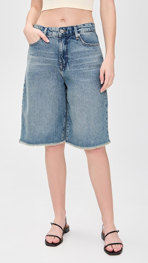 Good American Good Standard Ease Bermuda Shorts