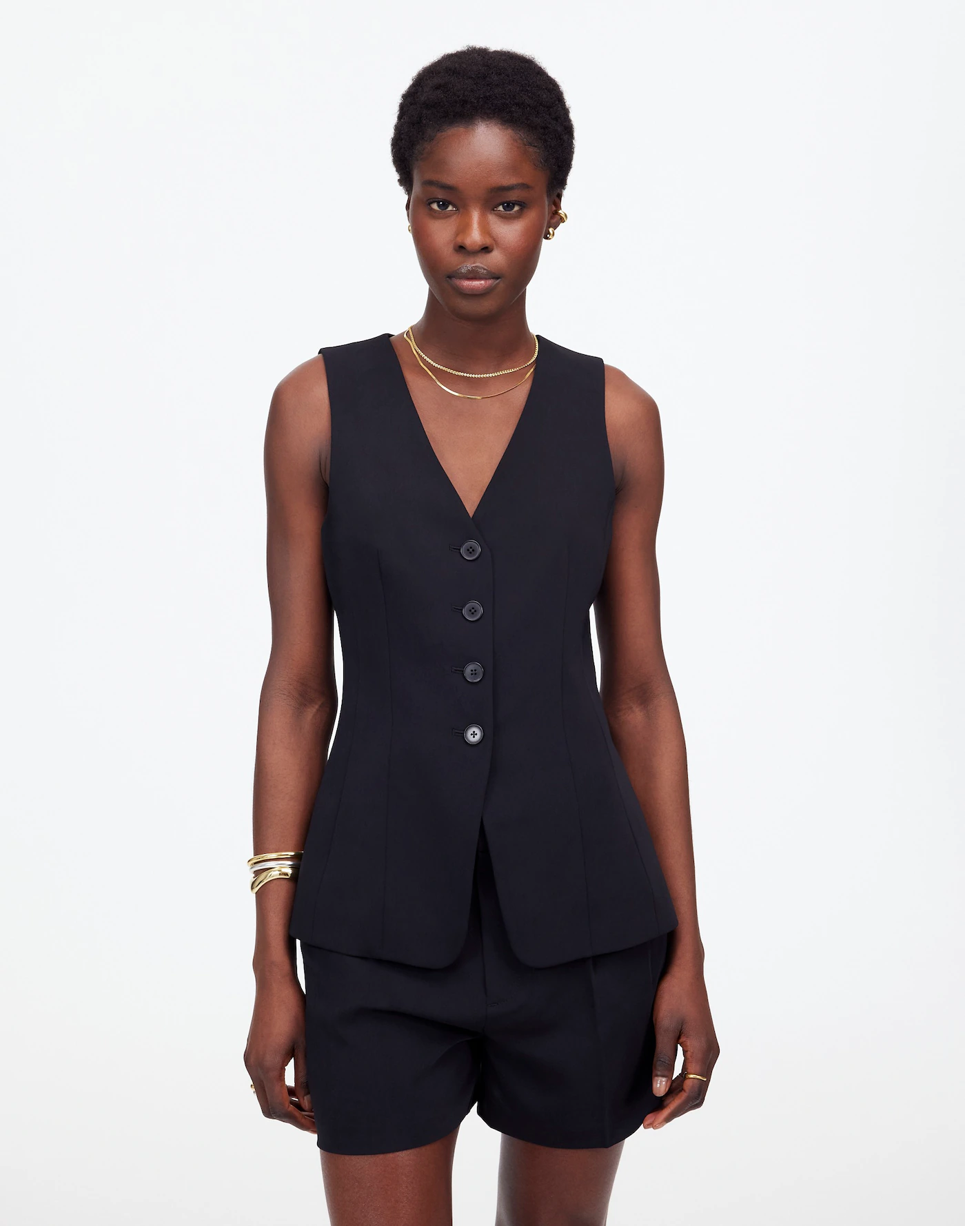 Madewell, Cutaway Long Vest