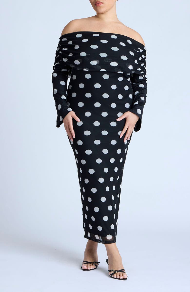 Off the Shoulder Maxi Dress