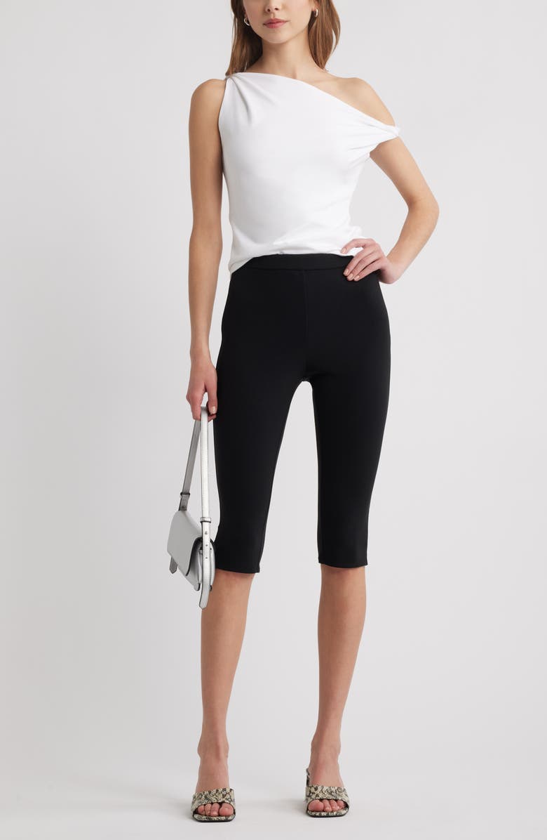 Crepe Capri Leggings