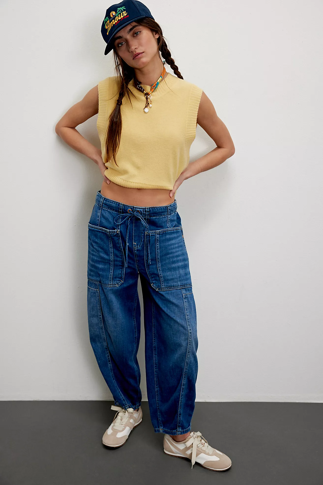 We the Free Silverton Pull-On Barrel Jeans