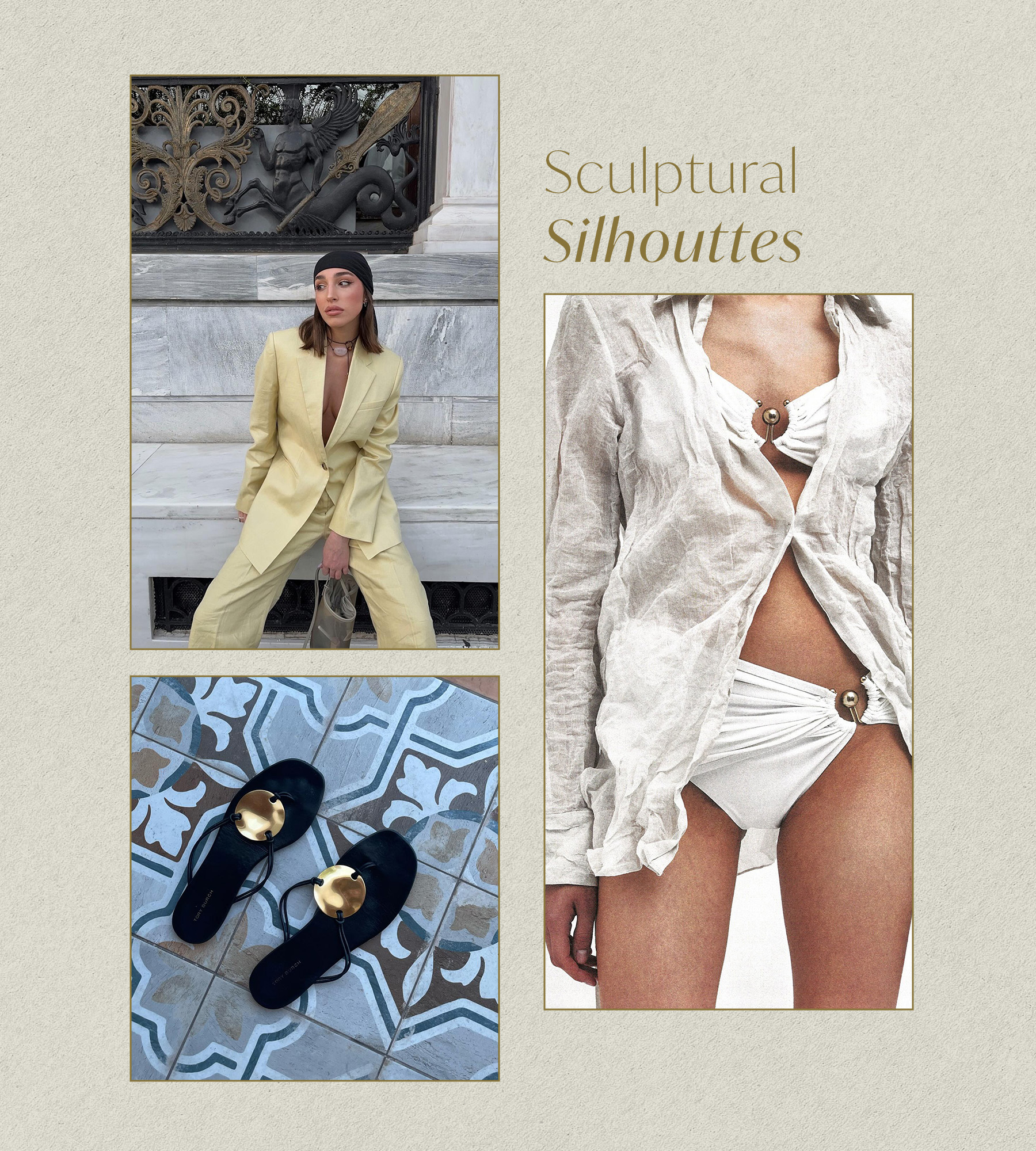 Photo collage of Gen Z Summer trends.