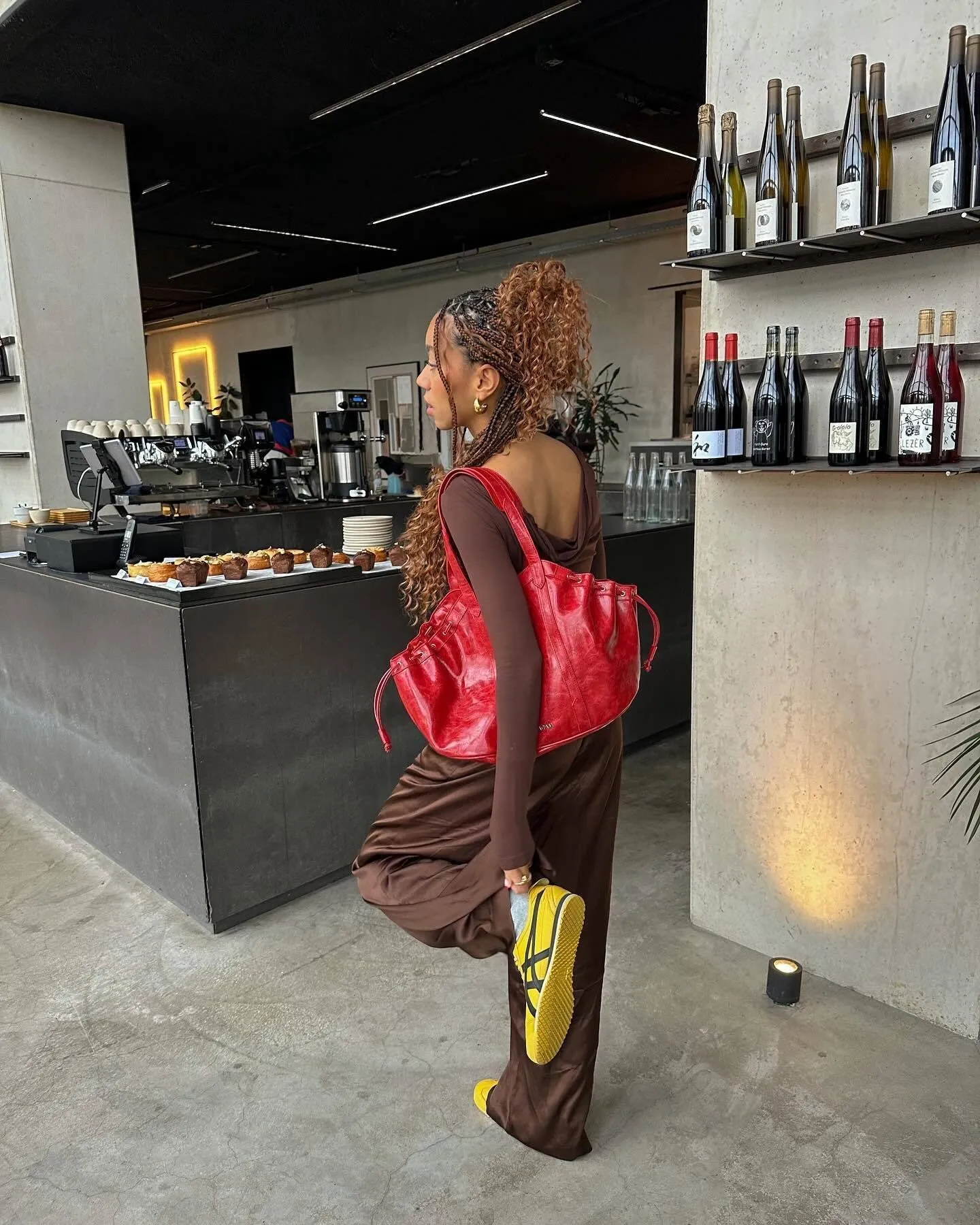 Amaka Hamelijnck wearing Onitsuka Tiger Mexico 66 sneakers