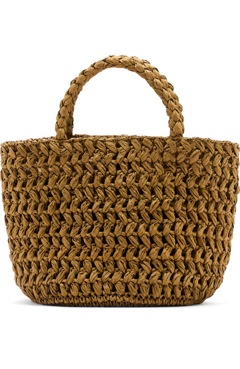 Woven Paper Basket Bag