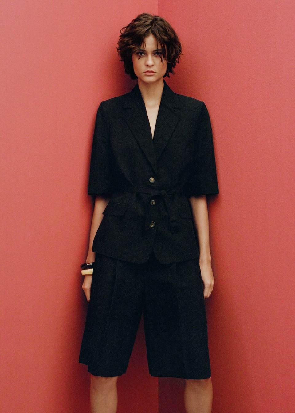 Mango, Linen-Blend Suit Bermuda Shorts