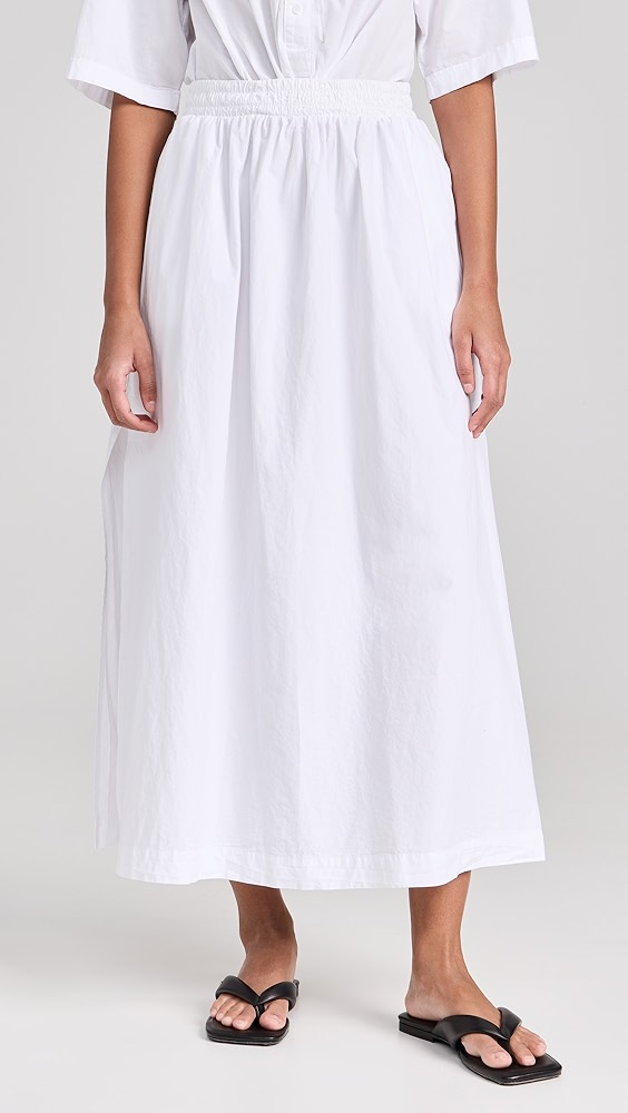 Stateside Fine Poplin Double Maxi Skirt