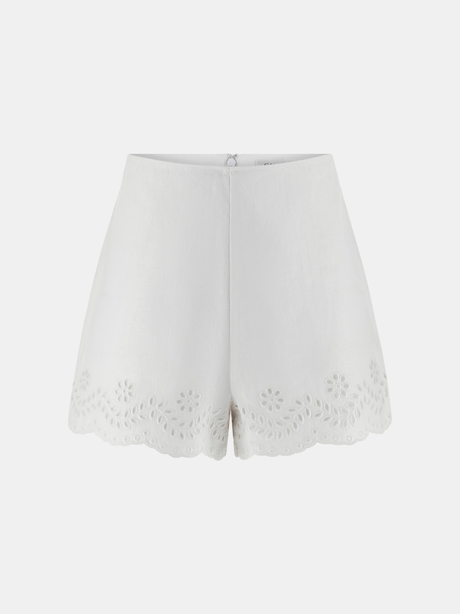 ECO Dessa Linen Embroidered Shorts