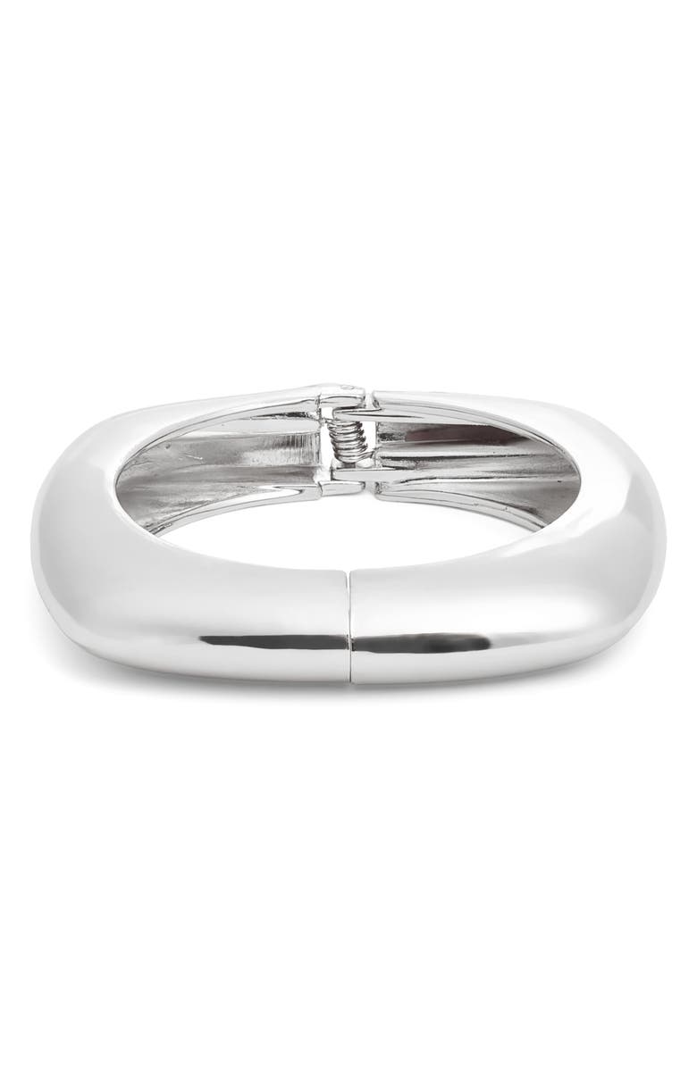 Square Hinged Bangle Bracelet