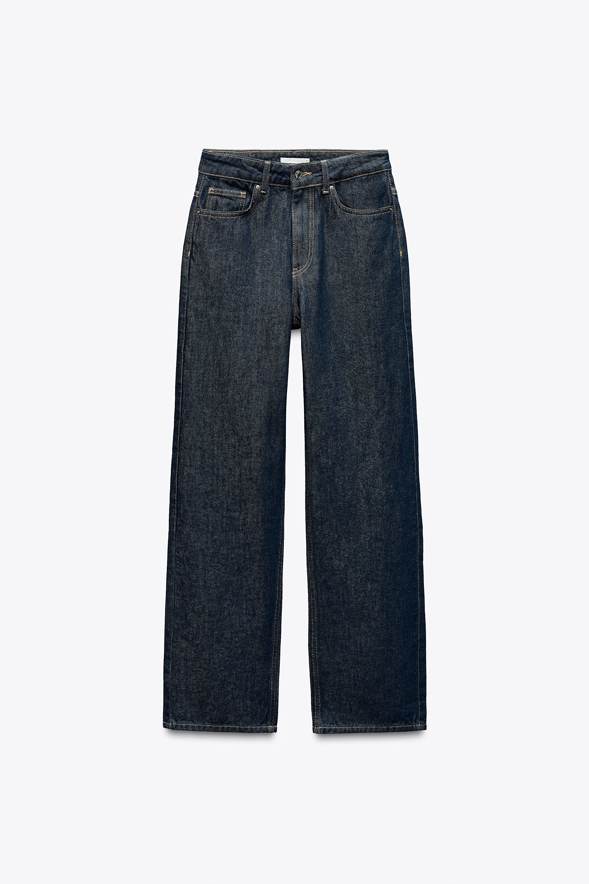 Straight Leg Long Length Z1975 Jeans With a High Waist