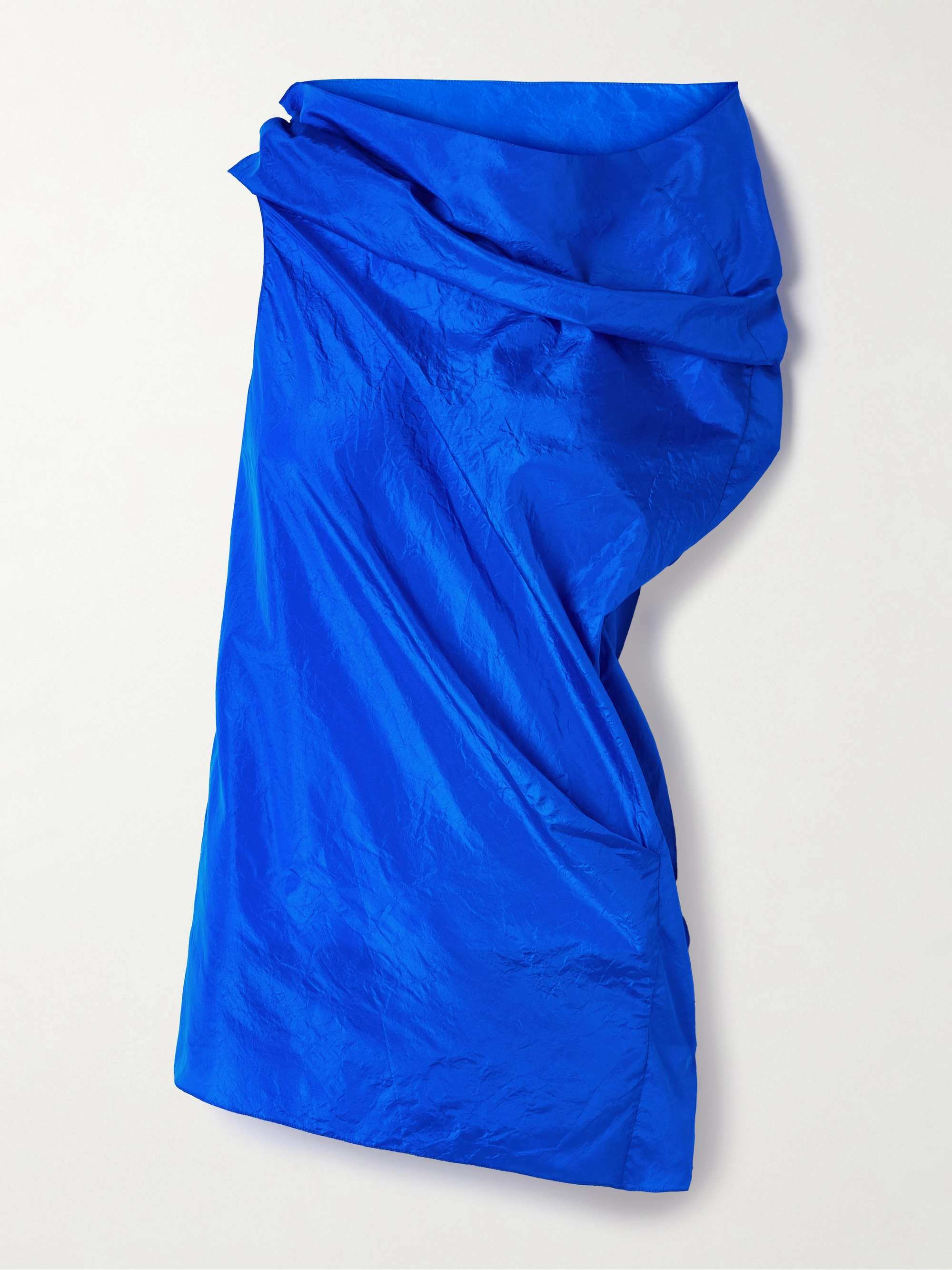 Aria Asymmetric Silk-Gauze Top