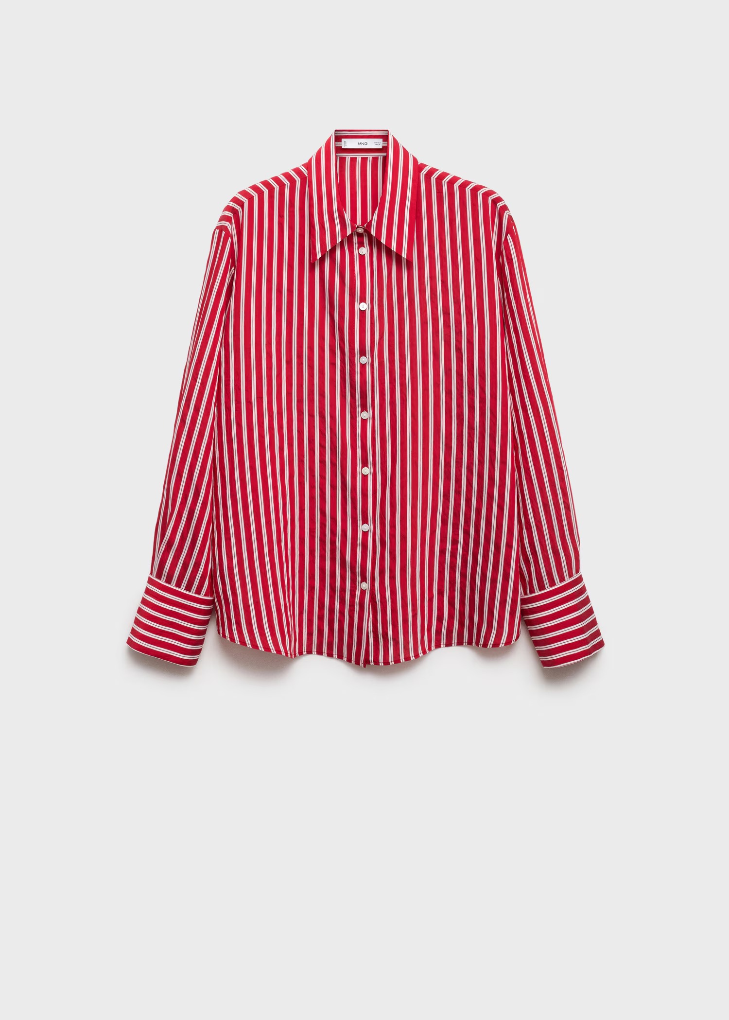Cropped Button-Up Shirt in Bartram Stripe