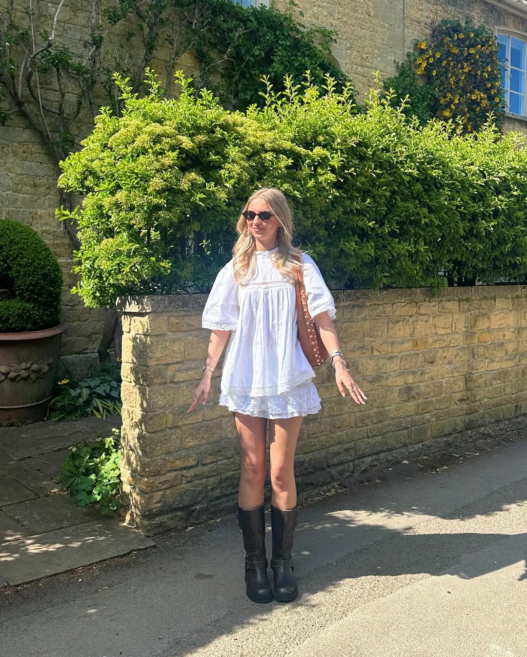 @Kateobyrne wearing mid-calf boots