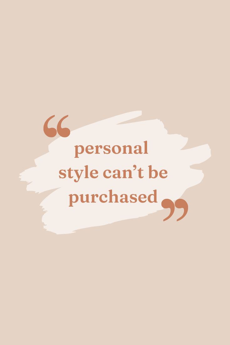 Personal Style Is Essential to Sustainable Fashion
