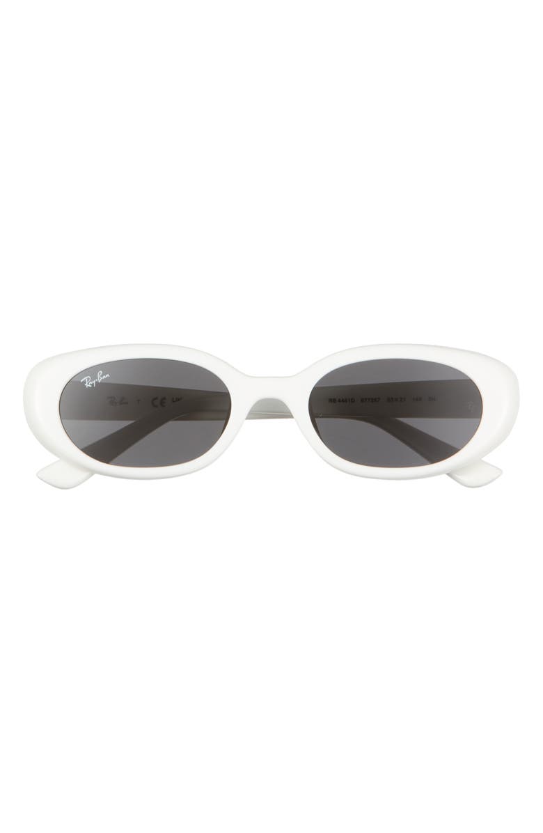 53mm Pillow Oval Sunglasses