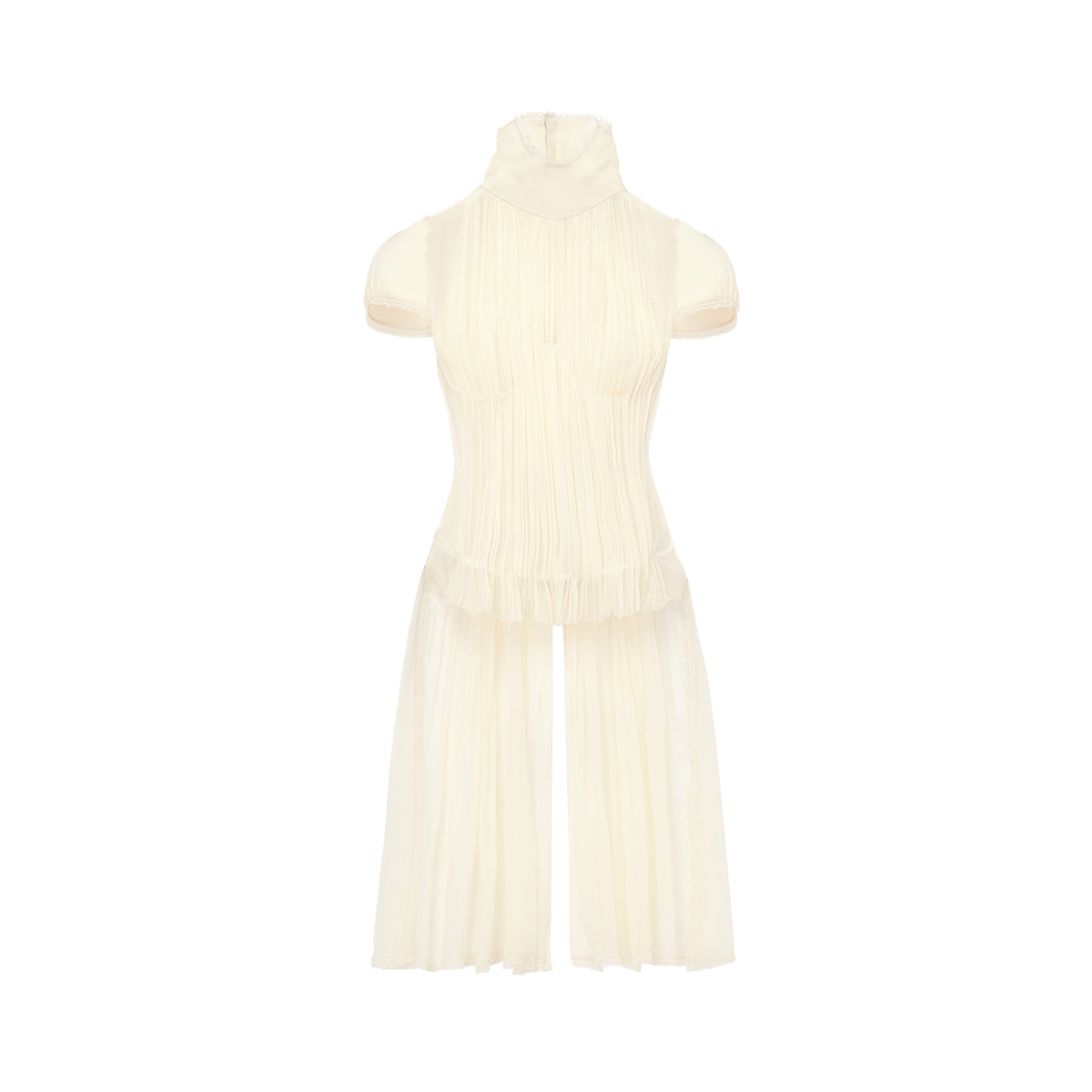 Chiffon Pleated Top