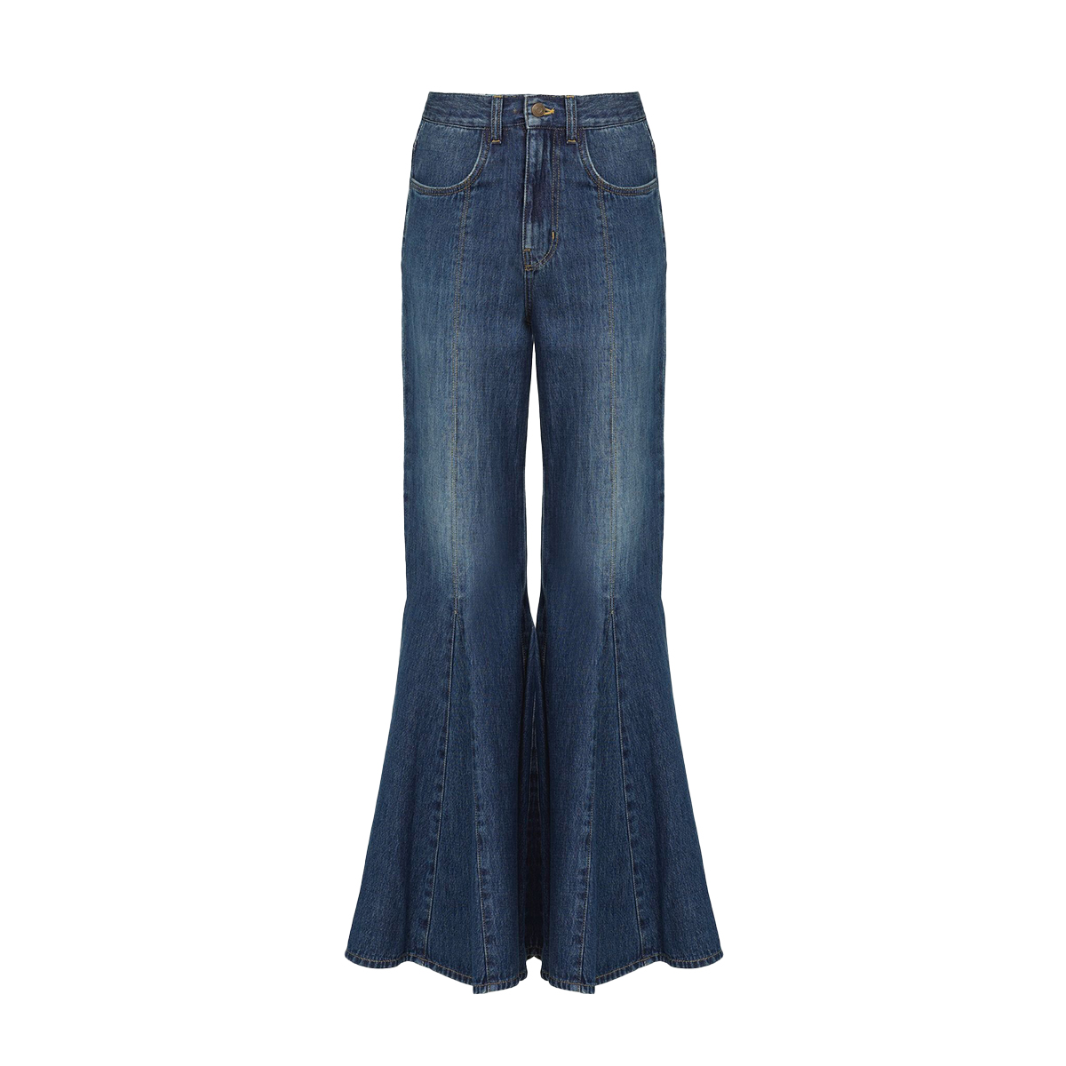 Fluid Flare Jeans in Denim