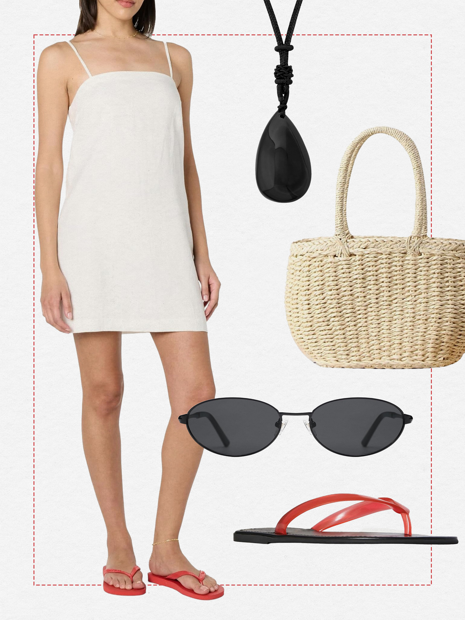 White dress Amazon outfit