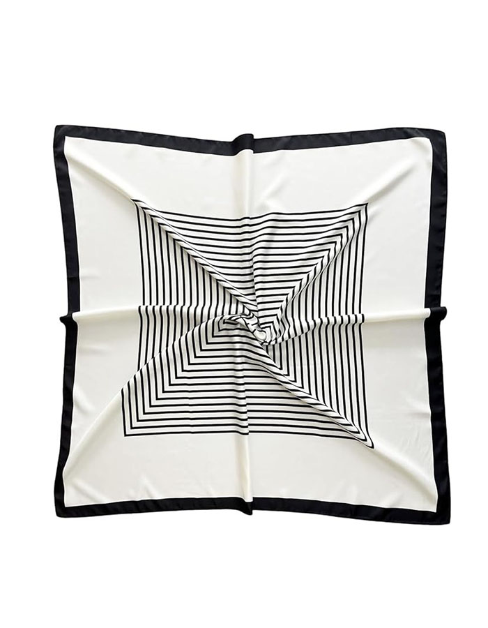 Julunar Silk Like Head Scarf for Women - Satin Large Hair Scarves - 35