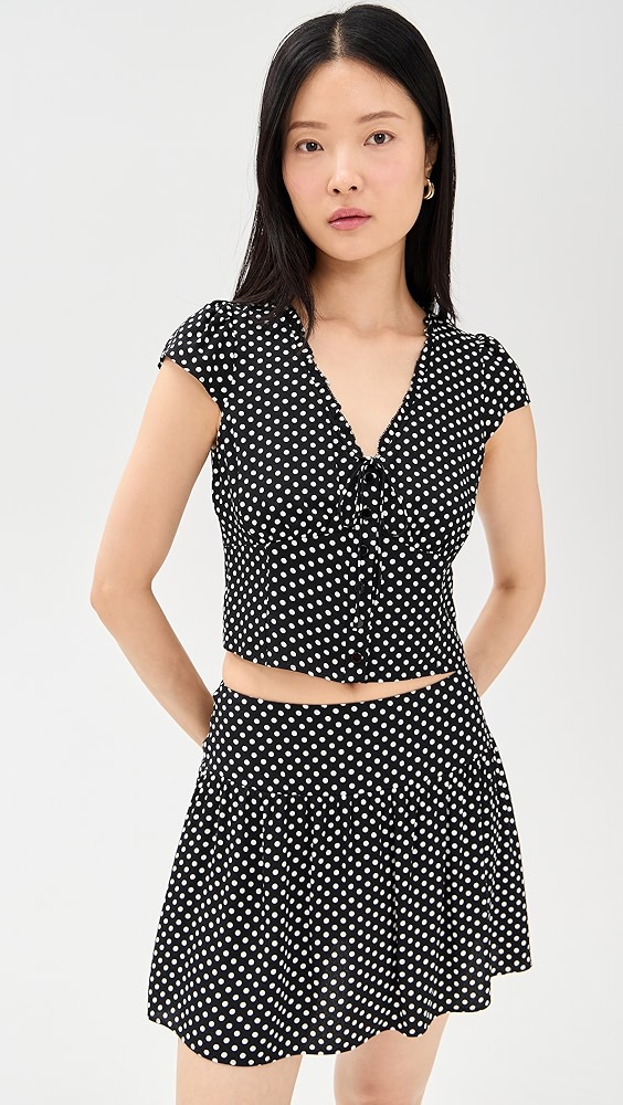 Reformation Dorothea Two Piece Crepe Set